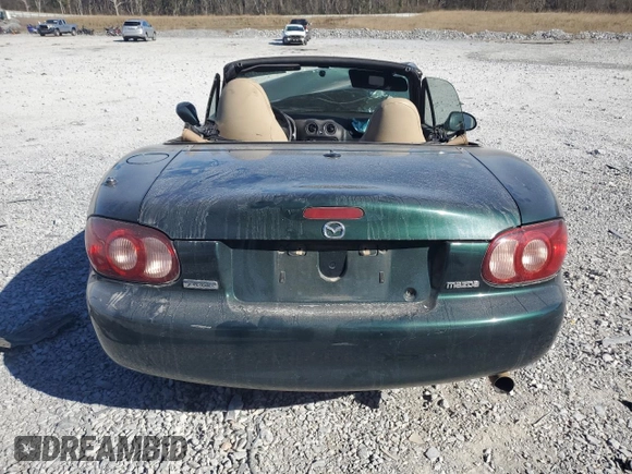 2001 Mazda MX-5 Miata with VIN JM1NB353610206039, listed as a Copart auction lot 46956705 with Not Provided miles and Salvage Title. Bid and sale history available at DreamBid. Image 6.