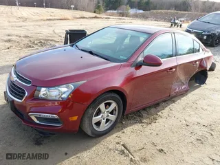 2016 Chevrolet Cruze Limited LT with VIN 1G1PE5SB4G7161697, listed as a IAAI auction lot 41694116 with 104,095 mi miles. Bid and sale history available at carsss.com. Image 2.