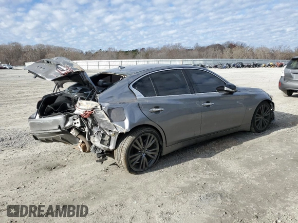 2020 Infiniti Q50 3.0t SPORT with VIN JN1EV7AP1LM205936, listed as a Copart auction lot 86048344 with 75,900 mi miles and Salvage Title. Bid and sale history available at carsss.com. Image 3.