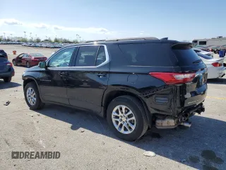2021 Chevrolet Traverse LT Cloth z VIN 1GNEVGKWXMJ163795, wystawiony jako Copart lot #51972485 z przebiegiem 28 043 mil mil oraz Szkoda całkowita • Salvage title. Historia ofert i sprzedaży dostępna na DreamBid. Obrazek 2.