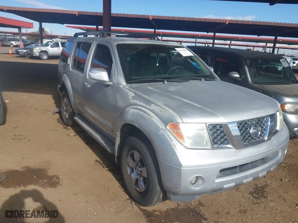 2006 Nissan Pathfinder SE with VIN 5N1AR18UX6C616640, listed as a IAAI auction lot 41451002 with 208,155 mi miles. Bid and sale history available at carsss.com. Image 1.
