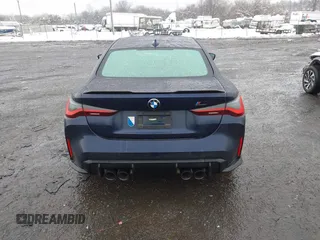 2022 BMW M4 Competition with VIN WBS33AZ06NCJ97560, listed as a IAAI auction lot 41491949 with 9,900 mi miles. Bid and sale history available at carsss.com. Image 16.