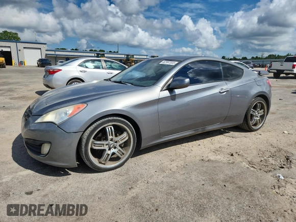 2010 Hyundai Genesis Coupe with VIN KMHHT6KD9AU028740, listed as a Copart auction lot 62997005 with 210,161 mi miles and Clean title. Bid and sale history available at DreamBid. Image 1.