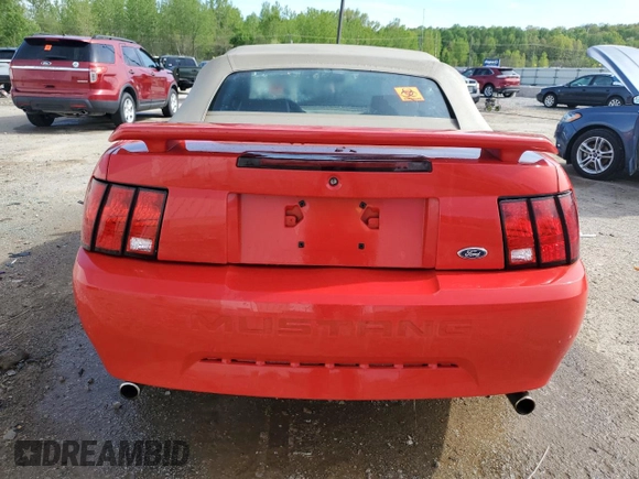 2003 Ford Mustang Deluxe z VIN 1FAFP44403F407589, wystawiony jako Copart lot #54002265 z przebiegiem 176 019 mil mil oraz Nie do naprawy • Non repairable. Historia ofert i sprzedaży dostępna na DreamBid. Obrazek 6.