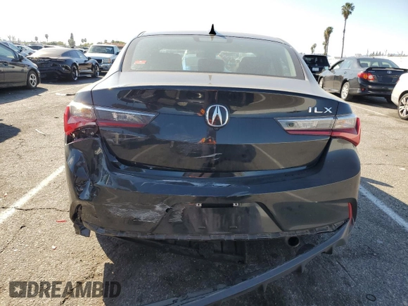 2022 Acura ILX with VIN 19UDE2F37NA002511, listed as a Copart auction lot 46750025 with 15,900 mi miles and Salvage Title. Bid and sale history available at DreamBid. Image 6.