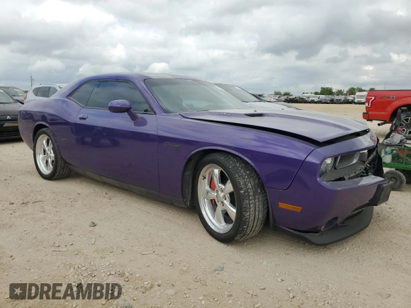 2013 Dodge Challenger R/T with VIN 2C3CDYBTXDH671611, listed as a Copart auction lot 53190985 with 54,331 mi miles and Salvage Title. Bid and sale history available at carsss.com. Image 4.