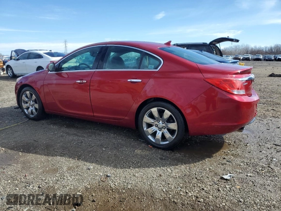 2012 Buick Regal Turbo Premium 1 with VIN 2G4GS5EV3C9210270, listed as a Copart auction lot 49431865 with 129,996 mi miles and Salvage title. Bid and sale history available at DreamBid. Image 2.