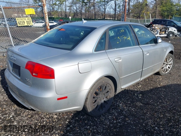 2008 Audi A4 2.0T with VIN WAUDF78E18A151411, listed as a IAAI auction lot 42034389 with Not provided miles and . Bid and sale history available at DreamBid. Image 4.