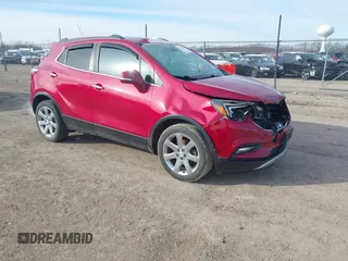 2017 Buick Encore Essence with VIN KL4CJCSB4HB172293, listed as a IAAI auction lot 41482029 with 107,685 mi miles and . Bid and sale history available at carsss.com. Image 1.