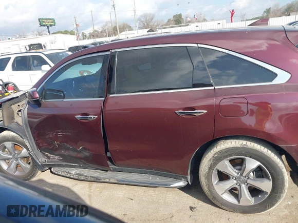2014 Acura MDX with VIN 5FRYD3H24EB004509, listed as a IAAI auction lot 41527997 with 113,117 mi miles. Bid and sale history available at carsss.com. Image 15.