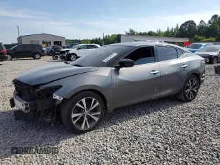 2017 Nissan Maxima SV with VIN 1N4AA6AP2HC435344, listed as a Copart auction lot 62373475 with 96,874 mi miles and Salvage title. Bid and sale history available at DreamBid. Image 1.