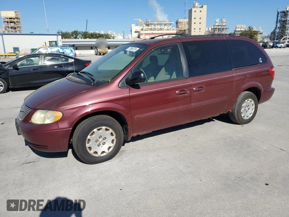 2003 Chrysler Town & Country LX with VIN 2C4GP44LX3R112420, listed as a Copart auction lot 77086724 with 101,353 mi miles and Clean Title. Bid and sale history available at DreamBid. Image 1.