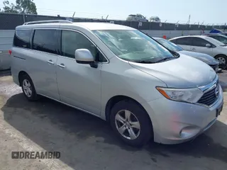 2016 Nissan Quest SL with VIN JN8AE2KP9G9155765, listed as a IAAI auction lot 41884338 with 138,390 mi miles. Bid and sale history available at carsss.com. Image 1.