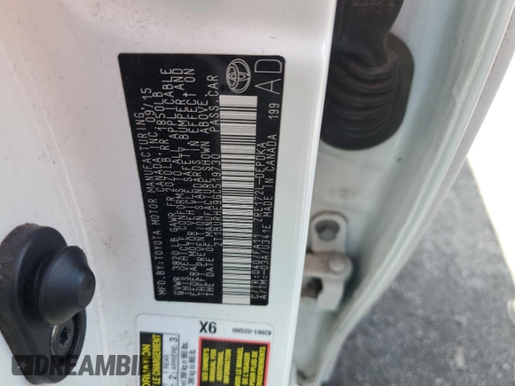 2016 Toyota Corolla L with VIN 2T1BURHE9GC519730, listed as a Copart auction lot 55439625 with 58,846 mi miles and Salvage Title. Bid and sale history available at DreamBid. Image 12.