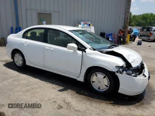 2007 Honda Civic with VIN JHMFA36227S017140, listed as a Copart auction lot 60452205 with 154,729 mi miles and Salvage title. Bid and sale history available at DreamBid. Image 4.