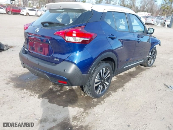 2020 Nissan Kicks SR with VIN 3N1CP5DV4LL529053, listed as a IAAI auction lot 41458759 with NaN miles. Bid and sale history available at carsss.com. Image 4.