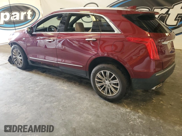 2017 Cadillac XT5 Luxury FWD with VIN 1GYKNBRS5HZ171595, listed as a Copart auction lot 62879055 with 87,834 mi miles and Clean title. Bid and sale history available at DreamBid. Image 2.