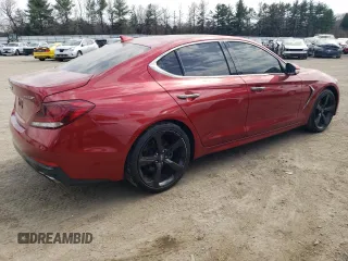 2019 Genesis G70 Advanced z VIN KMTG44LAXKU027461, wystawiony jako Copart lot #48958295 z przebiegiem 45 702 mil mil oraz Szkoda całkowita • Salvage title. Historia ofert i sprzedaży dostępna na DreamBid. Obrazek 3.