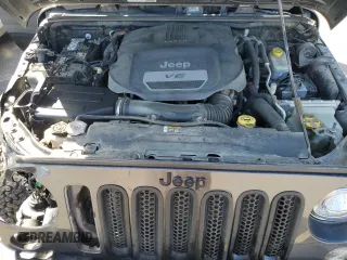 2017 Jeep Wrangler Unlimited Sahara with VIN 1C4BJWEG7HL618442, listed as a Copart auction lot 44628985 with 66,582 mi miles and Salvage Title. Bid and sale history available at carsss.com. Image 12.