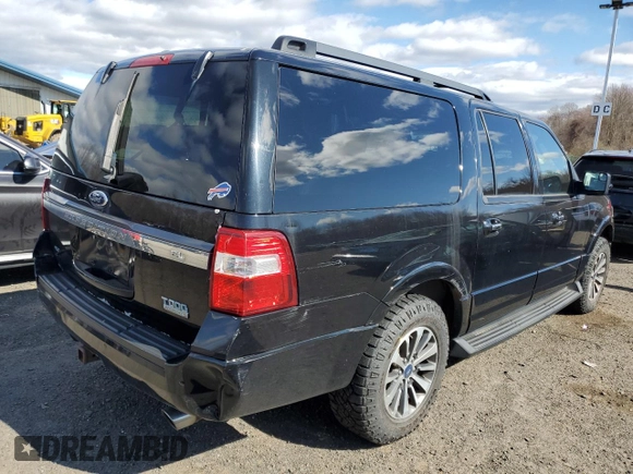 2016 Ford Expedition Max XLT z VIN 1FMJK1JT7GEF02705, wystawiony jako Copart lot #52320825 z przebiegiem 150 294 mil mil oraz Czysty tytuł • Clean title. Historia ofert i sprzedaży dostępna na DreamBid. Obrazek 3.
