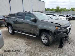 2018 Chevrolet Colorado 4WD LT with VIN 1GCGTCENXJ1117124, listed as a Copart auction lot 55953395 with 88,759 mi miles and Salvage title. Bid and sale history available at DreamBid. Image 4.