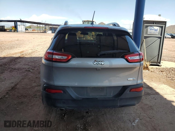 2018 Jeep Cherokee Latitude Plus with VIN 1C4PJLLBXJD519643, listed as a Copart auction lot 59264115 with 95,321 mi miles and Salvage title. Bid and sale history available at DreamBid. Image 6.