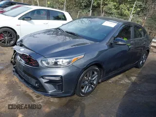 2021 Kia Forte GT-Line with VIN 3KPF34AD1ME383907, listed as a IAAI auction lot 41710689 with 82,078 mi miles. Bid and sale history available at carsss.com. Image 2.