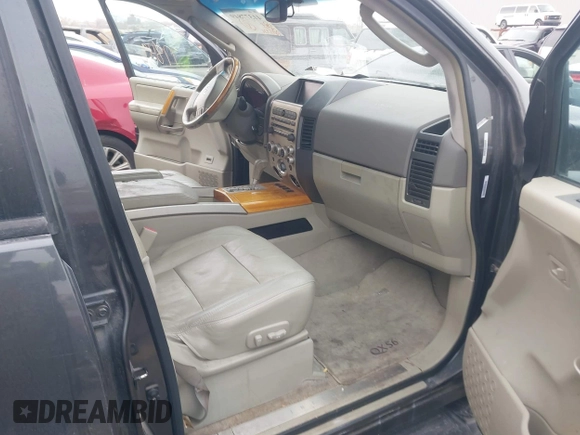 2006 Infiniti QX56 with VIN 5N3AA08C96N813500, listed as a IAAI auction lot 41377849 with 205,729 mi miles and . Bid and sale history available at DreamBid. Image 5.