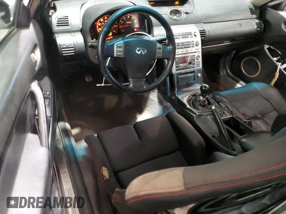 2004 Infiniti G35 w/Leather z VIN JNKCV54E04M801610, wystawiony jako Copart lot #45455485 z przebiegiem 162 732 mil mil oraz Szkoda całkowita • Salvage title. Historia ofert i sprzedaży dostępna na DreamBid. Obrazek 8.