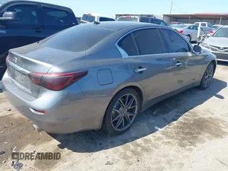 2014 Infiniti Q50 Sport with VIN JN1BV7AR4EM689009, listed as a IAAI auction lot 41990992 with 131,071 mi miles and . Bid and sale history available at DreamBid. Image 4.