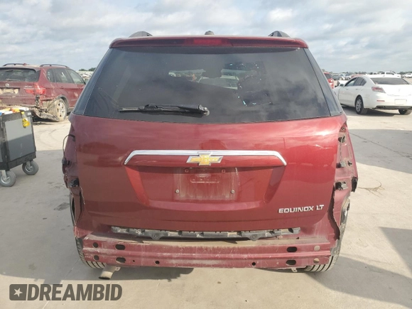 2016 Chevrolet Equinox LT with VIN 2GNALCEK5G6307146, listed as a Copart auction lot 52997995 with Not Provided miles and Salvage Title. Bid and sale history available at carsss.com. Image 6.