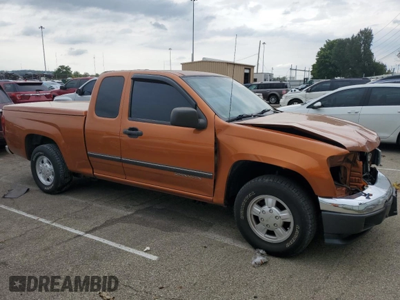 2004 GMC Canyon SLE Z85 with VIN 1GTCS196X48110159, listed as a Copart auction lot 68526134 with 89,254 mi miles and Salvage Title. Bid and sale history available at carsss.com. Image 4.