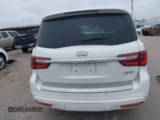 2018 Infiniti QX80 with VIN JN8AZ2NF5J9664640, listed as a IAAI auction lot 41379892 with 93,864 mi miles and . Bid and sale history available at DreamBid. Image 16.