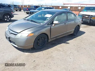 2008 Honda Civic LX with VIN 1HGFA165X8L022051, listed as a IAAI auction lot 42162390 with 206,753 mi miles and . Bid and sale history available at DreamBid. Image 2.