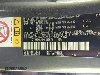 2019 Lexus RX with VIN 2T2BGMCA9KC033678, listed as a IAAI auction lot 41887500 with 42,382 mi miles. Bid and sale history available at carsss.com. Image 9.