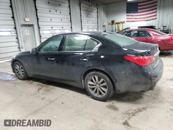 2017 Infiniti Q50 Premium z VIN JN1EV7AR4HM830890, wystawiony jako Copart lot #89015575 z przebiegiem 70 280 mil mil oraz Szkoda całkowita • Salvage title. Historia ofert i sprzedaży dostępna na DreamBid. Obrazek 2.