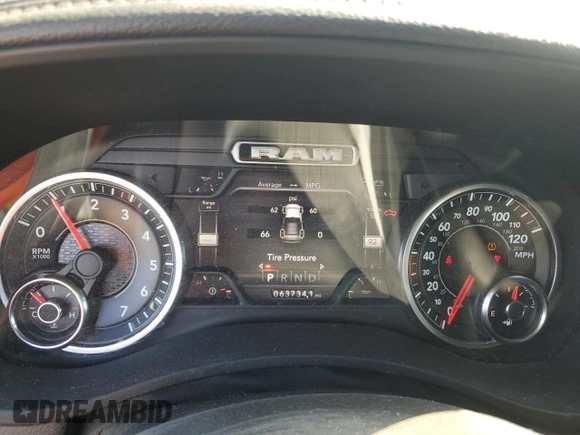 2019 Ram 2500 Laramie with VIN 3C6UR5FJ1KG520766, listed as a Copart auction lot 72567764 with 63,734 mi miles and Salvage Title. Bid and sale history available at carsss.com. Image 9.