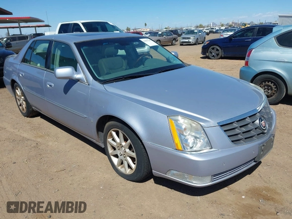 2006 Cadillac DTS w/1SE with VIN 1G6KD57956U188369, listed as a IAAI auction lot 41837341 with 115,417 mi miles. Bid and sale history available at carsss.com. Image 1.