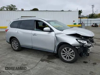 2016 Nissan Pathfinder S with VIN 5N1AR2MN4GC616428, listed as a Copart auction lot 63528025 with 92,974 mi miles and Salvage title. Bid and sale history available at DreamBid. Image 4.