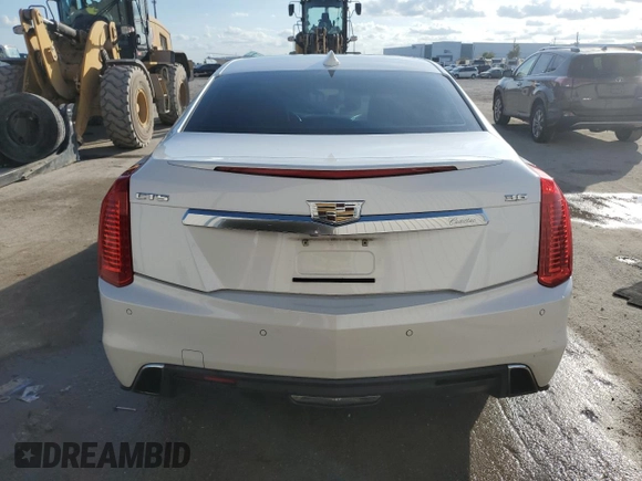 2017 Cadillac CTS Luxury RWD with VIN 1G6AR5SS3H0207633, listed as a Copart auction lot 43589845 with 93,920 mi miles and Salvage Title. Bid and sale history available at DreamBid. Image 6.