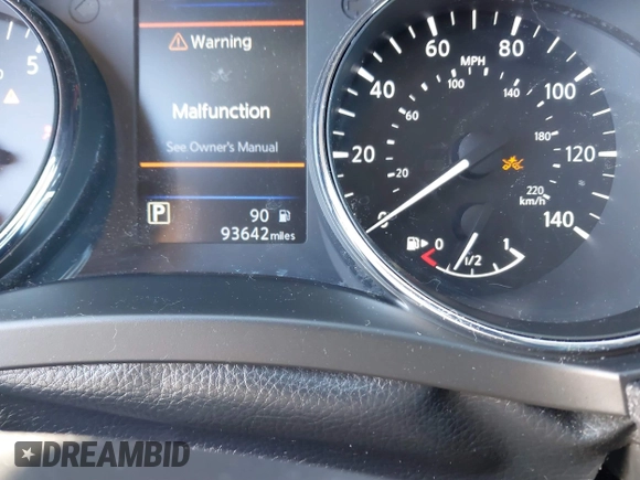 2018 Nissan Rogue SV with VIN 5N1AT2MT3JC751147, listed as a IAAI auction lot 41299974 with 93,642 mi miles and . Bid and sale history available at DreamBid. Image 16.