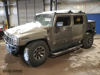 2005 Hummer H2 SUT with VIN 5GRGN22U35H125903, listed as a Copart auction lot 88751345 with 0 mi miles and Salvage Title. Bid and sale history available at carsss.com. Image 1.
