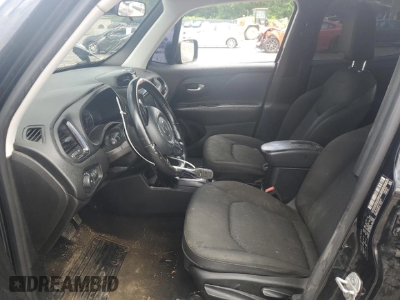 2018 Jeep Renegade Altitude z VIN ZACCJABB3JPH46887, wystawiony jako Copart lot #54758055 z przebiegiem 199 963 mil mil oraz Szkoda całkowita • Salvage title. Historia ofert i sprzedaży dostępna na DreamBid. Obrazek 7.