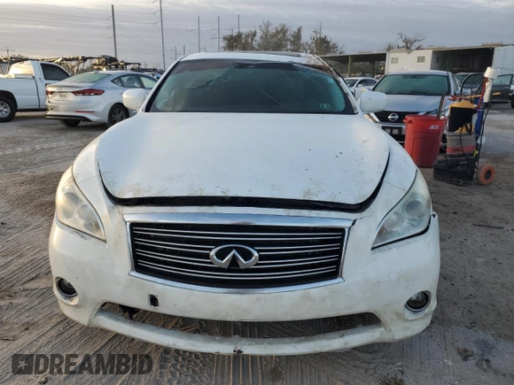 2012 Infiniti M37 with VIN JN1BY1AR1CM395522, listed as a Copart auction lot 76768224 with 163,422 mi miles and Salvage Title. Bid and sale history available at carsss.com. Image 5.