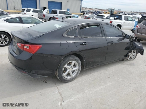 2016 Chevrolet Malibu LS with VIN 1G1ZB5ST6GF348133, listed as a Copart auction lot 48878635 with 0 mi miles and Clean Title. Bid and sale history available at carsss.com. Image 3.
