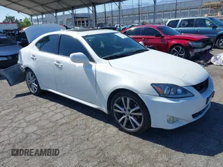 2007 Lexus IS 250 z VIN JTHBK262572039333, wystawiony jako IAAI lot #42302280 z przebiegiem 155 828 mil mil oraz . Historia ofert i sprzedaży dostępna na DreamBid. Obrazek 1.