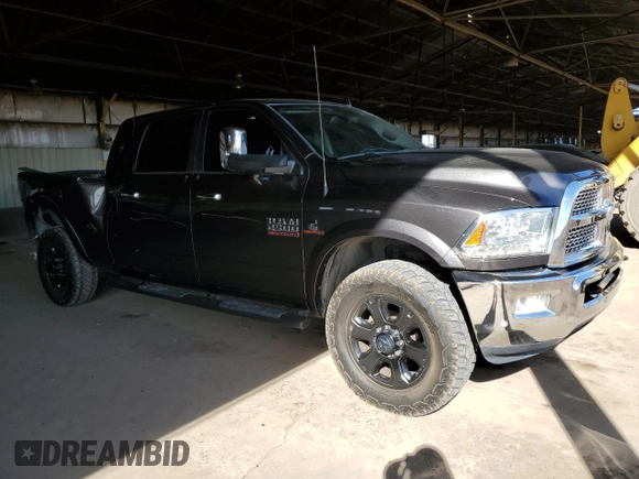 2017 Ram 2500 Laramie with VIN 3C6UR5NLXHG624541, listed as a Copart auction lot 89405515 with 98,927 mi miles and Salvage title. Bid and sale history available at DreamBid. Image 4.