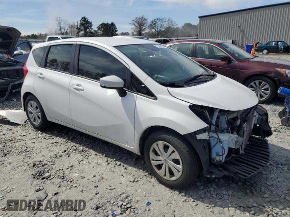 2017 Nissan Note S Plus with VIN 3N1CE2CP7HL355591, listed as a Copart auction lot 47341405 with 56,152 mi miles and Salvage title. Bid and sale history available at DreamBid. Image 4.