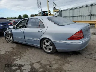 2005 Mercedes-Benz S-Class 5.0L with VIN WDBNG75J65A453860, listed as a Copart auction lot 73769764 with 0 mi miles and Salvage Title. Bid and sale history available at carsss.com. Image 2.