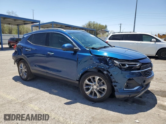 2020 Buick Encore GX Essence with VIN KL4MMFSL2LB127495, listed as a Copart auction lot 61805015 with 67,222 mi miles and Salvage title. Bid and sale history available at DreamBid. Image 4.